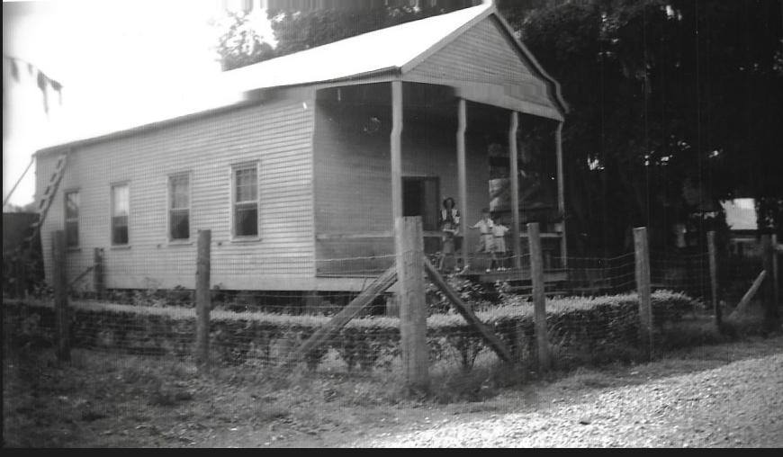 Grand Bayou's one-room schoolhouse before it closed in the 1930s.